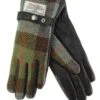 Harris Tweed Leather Gloves