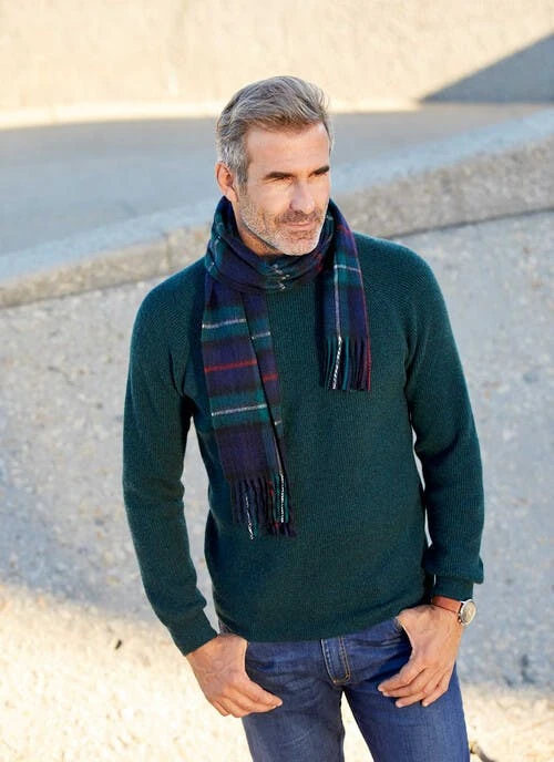 Green Cashmere Crew Neck Jumper 1 Green Cashmere Crew Neck Jumper