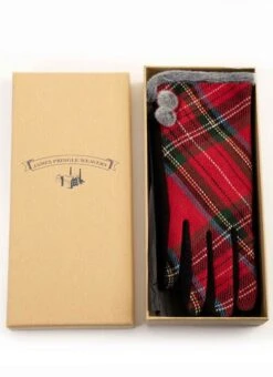 Tartan Pom Pom Gloves 6 Tartan Pom Pom Gloves -Outlet The Wardrobe Edit Store 12333pvs c2701ce6104a220