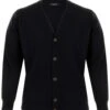 Navy Fine Knit Cardigan