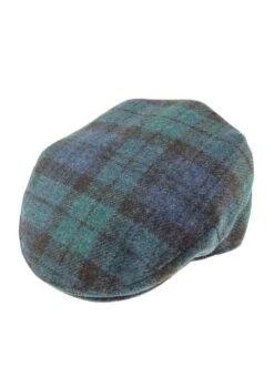 Wool Check Flat Cap