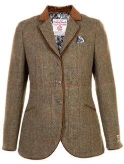 Green HARRIS TWEED Hacking Jacket