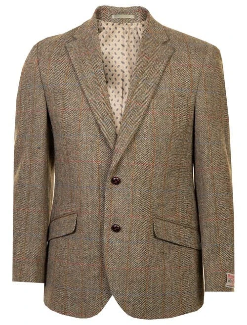 Green HARRIS TWEED Uist Jacket Regular 3 Green HARRIS TWEED Uist Jacket Regular - Image 3