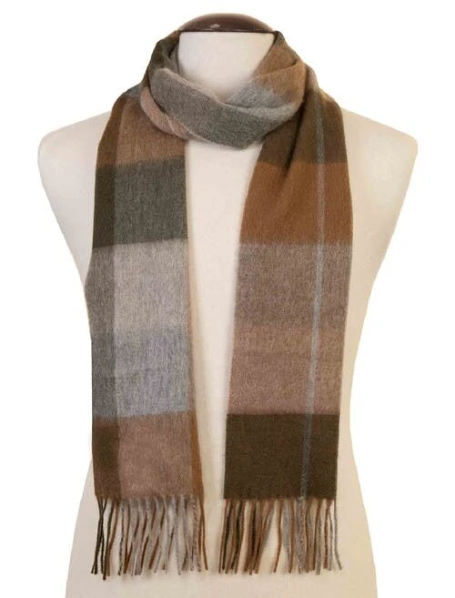 Pure Wool Check Scarf 1 Pure Wool Check Scarf