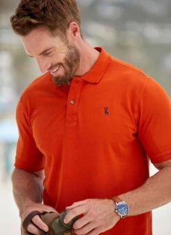 Orange Polo Shirt