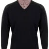 Navy Mock Shirt Jumper