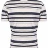 Navy Stripe Crew Neck T Shirt