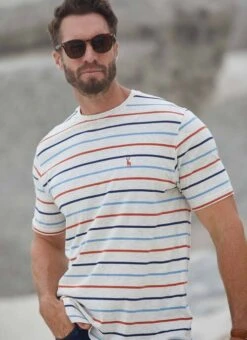 Ivory Stripe T Shirt