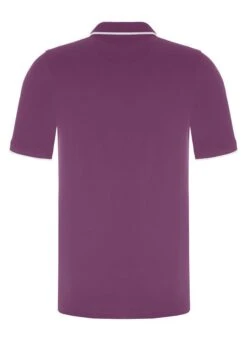 Dark Pink Polo Shirt -Outlet The Wardrobe Edit Store 20961pvs 2aae1d1d2543e0a