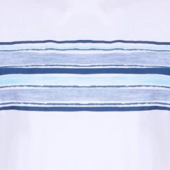 White Chest Stripe T Shirt -Outlet The Wardrobe Edit Store 23329pvs c0f13fe2c8b47ca