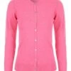 Bright Pink Cashmere Cardigan