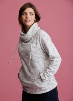 Ivory Cowl Sweat Top