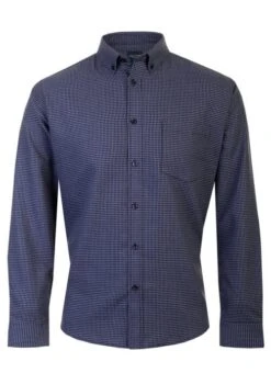 Navy Check Shirt