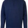 Navy Zip Neck Sweatshirt