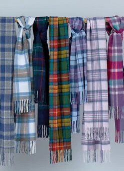 Cashmere Check Scarf