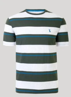 Khaki Stripe T Shirt