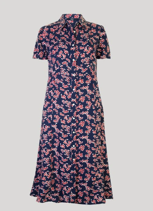 Floral Printed Shirt Dress 3 Floral Printed Shirt Dress - Image 3