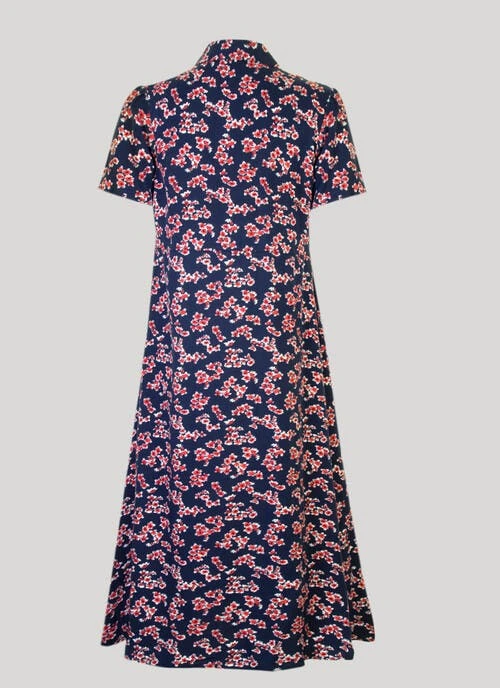 Floral Printed Shirt Dress 4 Floral Printed Shirt Dress - Image 4