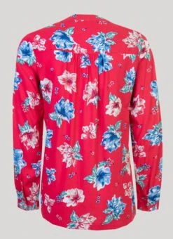 Red Floral Printed Blouse 7 Red Floral Printed Blouse -Outlet The Wardrobe Edit Store 32690pvs b4513c3ee1327f6