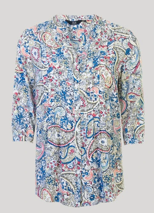 Paisley Printed Blouse 3 Paisley Printed Blouse -Outlet The Wardrobe Edit Store 32707pvs fd6e1b23927e579