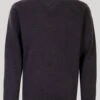 Brown Lambswool V Neck Jumper