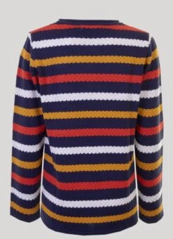 Textured Stripe Jumper -Outlet The Wardrobe Edit Store 33448pvs 49f5d674c830d66