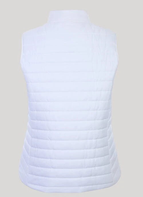 Cream Padded Gilet 2 Cream Padded Gilet - Image 2