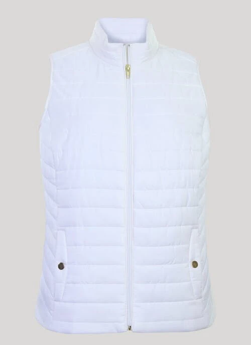 Cream Padded Gilet 1 Cream Padded Gilet
