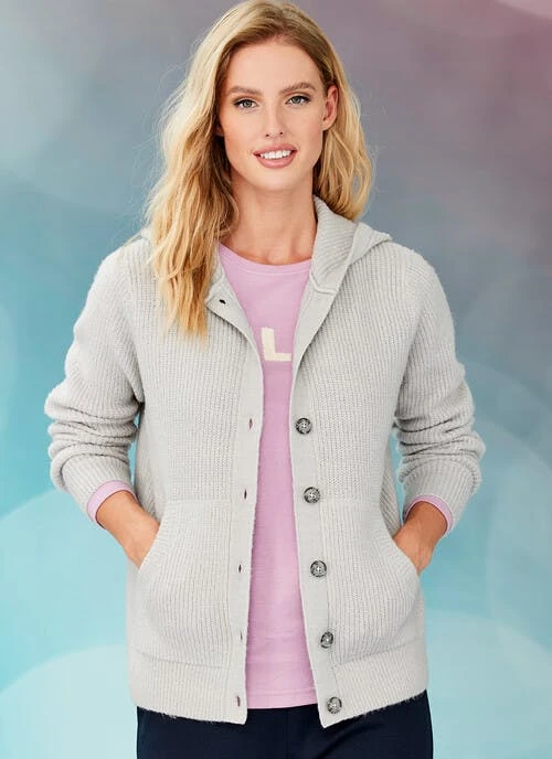 Grey Knitted Cardigan 1 Grey Knitted Cardigan