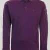 Purple Polo Neck Top