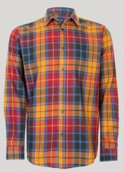 Rust Check Shirt