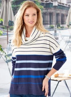 Ivory Striped Jumper