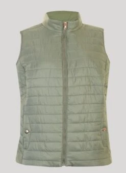 Green Padded Gilet