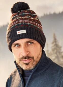 Navy Fair Isle Hat
