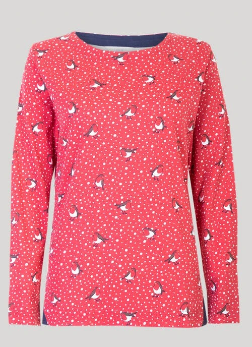 Red Print Top 1 Red Print Top