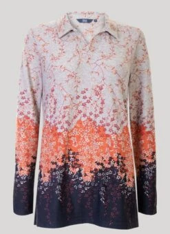 Beige Border Printed Shirt