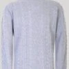 Crew Neck Aran Cable Knit Jumper