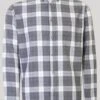 Grey Herringbone Check Shirt