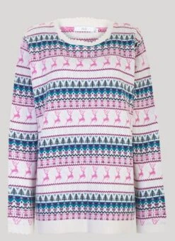 Pink Fair Isle Jumper