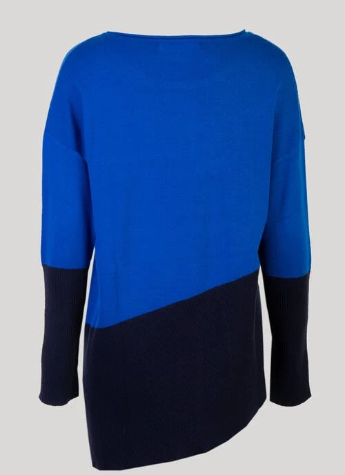 Blue Asymmetric Jumper 2 Blue Asymmetric Jumper - Image 2