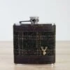 Tweed Hip Flask 6 Oz