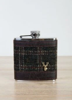Tweed Hip Flask 6 Oz