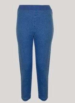 Cropped Denim Jegging Inside Leg 21"