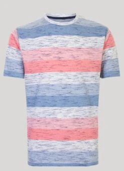 Space Dye Stripe T-Shirt -Outlet The Wardrobe Edit Store 38971pvs 2a53d0820ce473e
