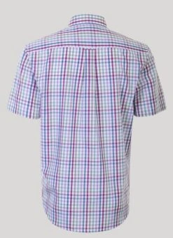 Short Sleeve Check Shirt 5 Short Sleeve Check Shirt -Outlet The Wardrobe Edit Store 39304pvs 5bc9883d79f92e4