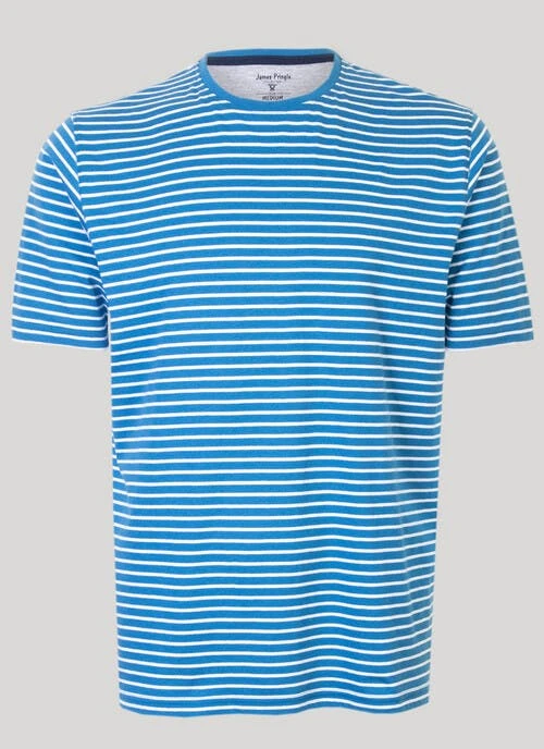 Crew Neck Stripe T-Shirt 2 Crew Neck Stripe T-Shirt - Image 2