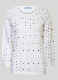 White Crew Neck Jumper