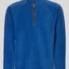 Blue Half Zip Fleece Top