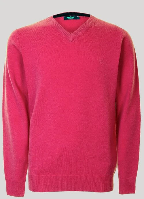 V Neck Lambswool Jumper 2 V Neck Lambswool Jumper - Image 2