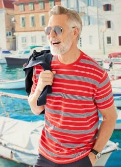 Engineered Stripe T-Shirt